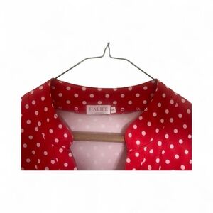Red Polka Dot Blouse by Halife